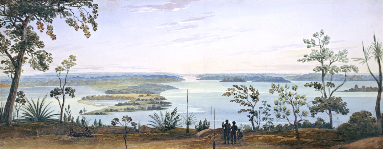 Frederick Garling View from Mount Eliza 1827